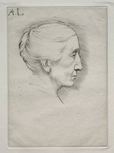 Portrait de Mme. Emily Hughes 1ère plaque