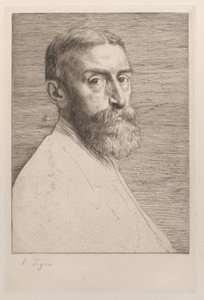 Portrait de Sir Edward John Poynter - Alphonse Legros