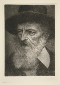 Portrait de Tennyson - Alphonse Legros