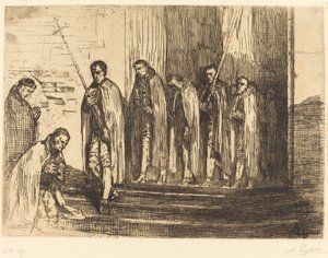 La sortie de la procession