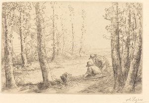 Repos au bord de la rivière