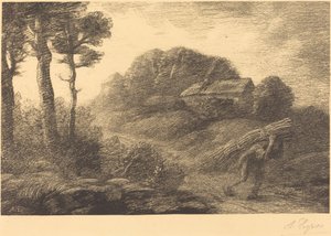 Le retour du fagotier (2ème planche) - Alphonse Legros