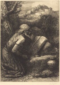 Saint Jérôme, 2ème planche - Alphonse Legros