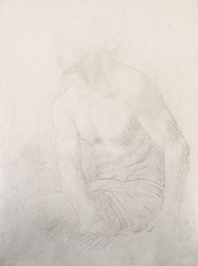 Nu masculin assis - Alphonse Legros