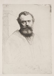 Autoportrait (troisième planche) - Alphonse Legros