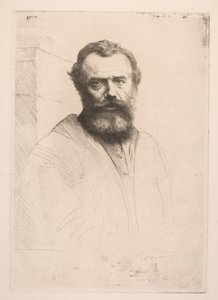 Autoportrait Troisième Plaque - Alphonse Legros