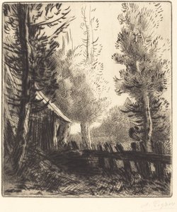 Le hangar - Alphonse Legros