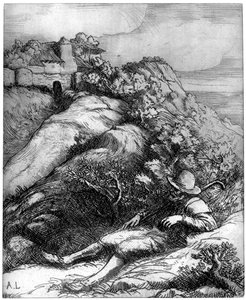 Berger se Reposant, vers 1860-1910, 1924