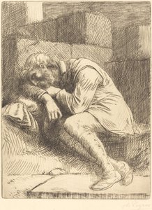 Mendiant endormi - Alphonse Legros