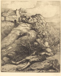 Le repos du berger - Alphonse Legros