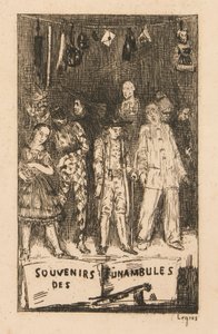 Souvenirs des Funambules - Alphonse Legros