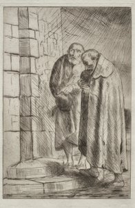 Saint Pierre et Saint Paul à la porte de M. Richard - Alphonse Legros