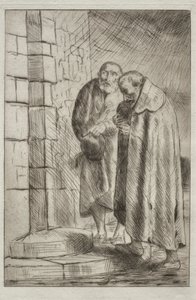 Saint Pierre et Saint Paul à la porte de M. Richard - Alphonse Legros