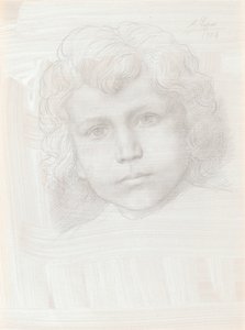 Étude de Cupidon Tête d