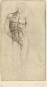 Étude de figure nue - Alphonse Legros