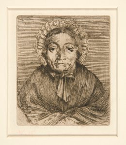 Tête de vieille femme