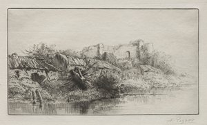 Le village abandonné - Alphonse Legros