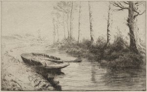 Le canal, matin - Alphonse Legros
