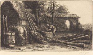 Le tonnelier - Alphonse Legros