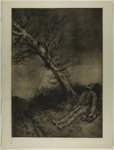 La mort du vagabond - Alphonse Legros