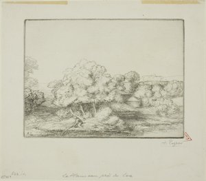 Le Hameau au Bord du Lac - Alphonse Legros