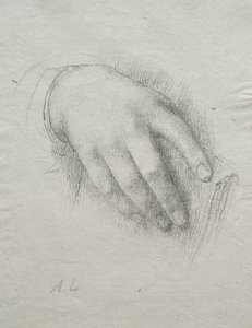 La main de Nora E. Legros - Alphonse Legros