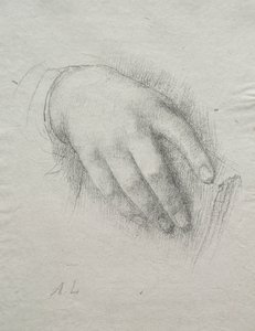 La main de Nora E. Legros - Alphonse Legros