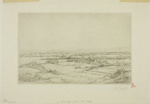 La plaine près du lac - Alphonse Legros