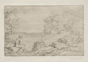 Les rochers - Alphonse Legros
