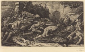 Le triomphe de la mort : Le combat