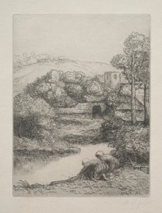 La Maison de lavage Le Lavoir, dite Les Laveuses - Alphonse Legros