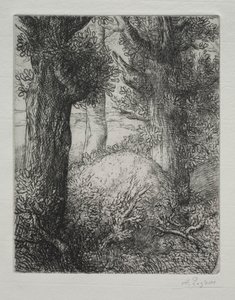 Tumulus gaulois - Alphonse Legros