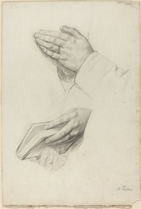 Deux études de mains - Alphonse Legros