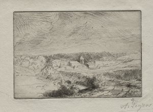 Village de Wimille, près de Boulogne - Alphonse Legros