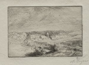 Village de Wimille, près de Boulogne - Alphonse Legros