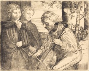 Le joueur de viole - Alphonse Legros
