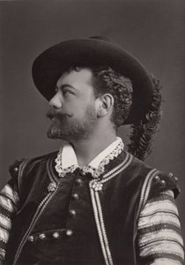 Portrait de Victor Maurel (1848-1923) baryton français en Don Giovanni de Mozart - photographie par Alphonse Justin Liebert (1827-1914)