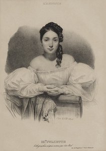 Portrait de Mademoiselle Juliette Drouet. - Alphonse Leon Noel