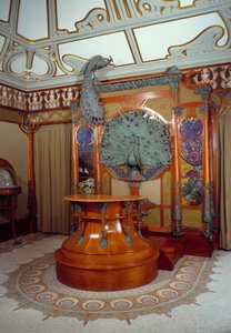 Art Nouveau : décor intérieur de la bijouterie de Georges Fouquet à Paris