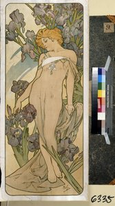 Iris. Oeuvre de Alfons Maria Mucha - Alphonse Marie Mucha