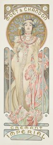 Affiche publicitaire pour le champagne "Moet & Chandon Dry Imperial", 1899