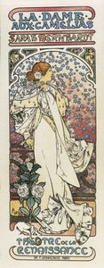 La Dame aux camélias. 1896 - Alphonse Mucha