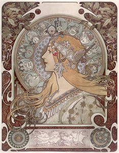 Zodiaque - Alphonse Mucha