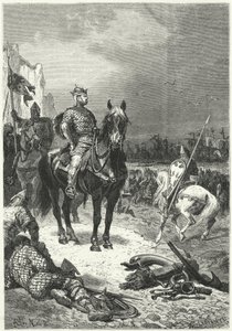 Débarquement de la flotte normande de Robert Guiscard en Sicile - Alphonse Marie de (after) Neuville