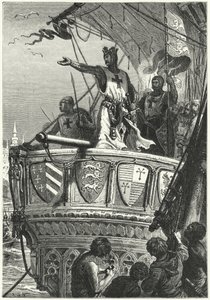 Retour des croisés de Palestine - Alphonse Marie de (after) Neuville