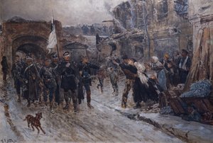 Les parlementaires allemands entrent à Belfort le 16 février 1871, 1884 - Alphonse Marie de Neuville