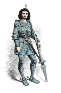 Portrait of Gaston de Foix (Engraving) - Alphonse Marie de Neuville