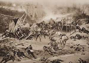 La Bataille de Champigny, 30 novembre 1870, illustration de 