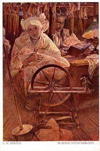 Heureux les doux car ils hériteront de la terre, 1906 - Alphonse Mucha