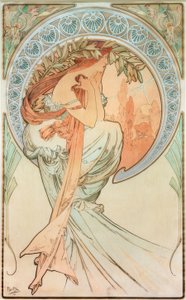 La Poésie - Alphonse Mucha